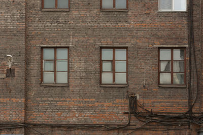 Full frame shot of old building