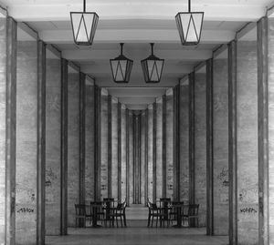 Interior of building