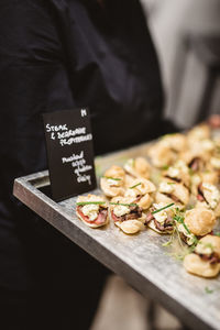 Close-up of food for sale at market stall