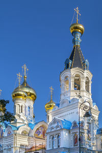 Orthodox church of peter and paul was erected between 1893 and 1898, karlovy vary, czech republic