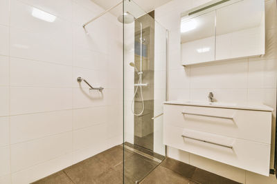 Interior of bathroom