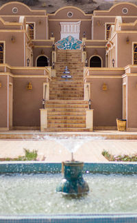 View of fountain in front of building