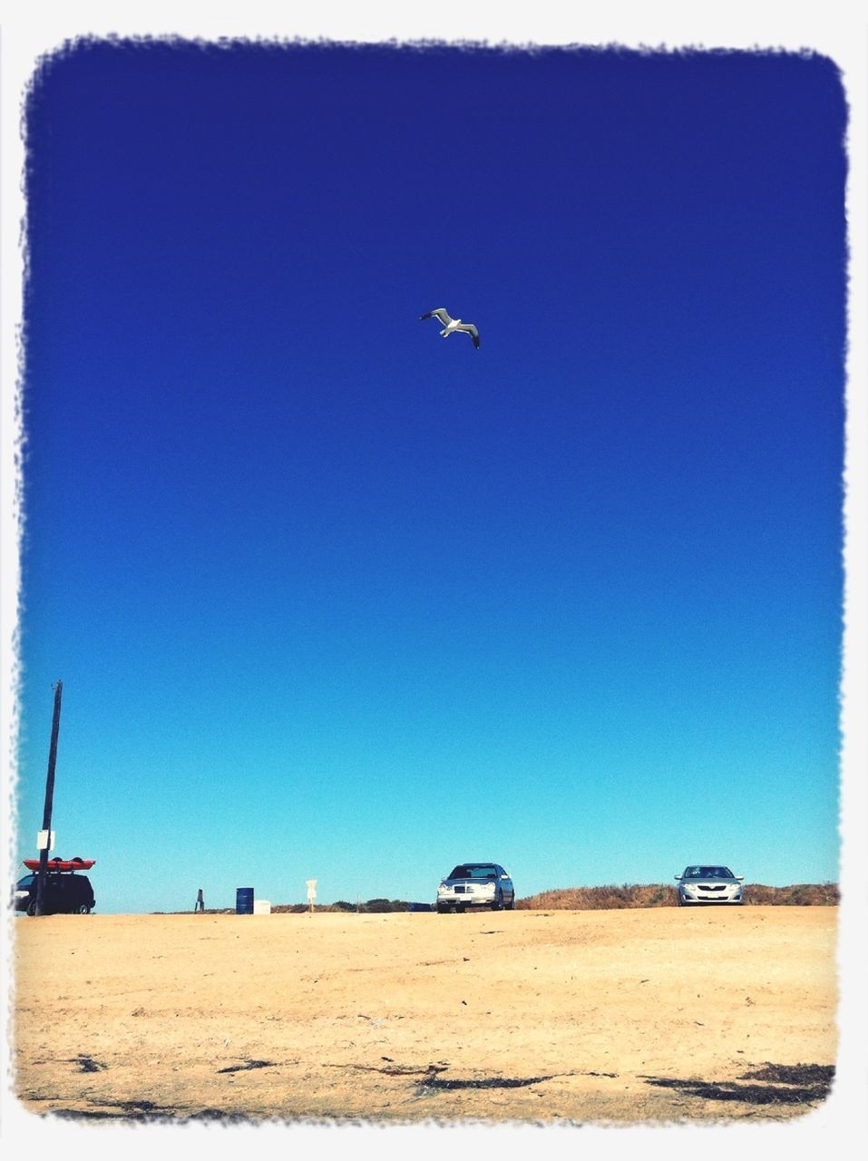 transportation, mode of transport, flying, clear sky, airplane, transfer print, copy space, blue, air vehicle, mid-air, auto post production filter, land vehicle, travel, car, day, on the move, outdoors, journey, nature, landscape