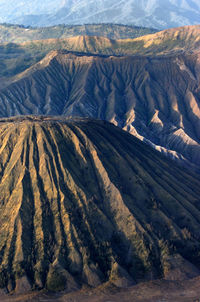 Scenic view of rocky mountains