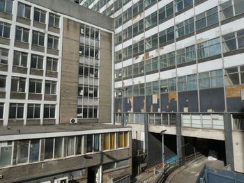 Full frame shot of modern building in city