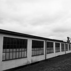 View of building against cloudy sky