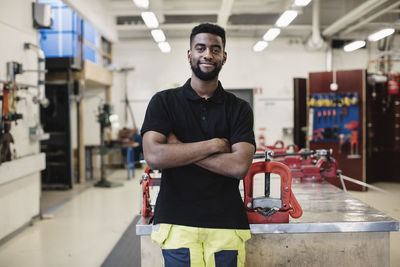 Portrait of a man working