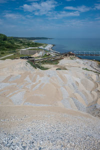 The gravel pit at glatved beach