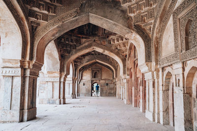 Archway of historic building