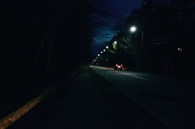 Road at night