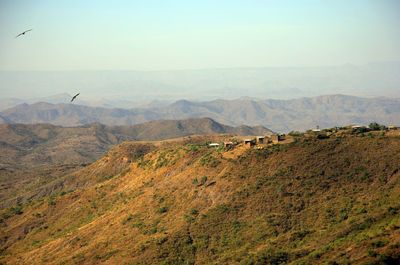 Scenic view of landscape against sky