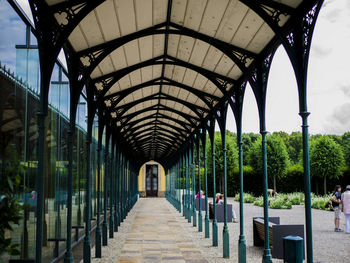 View of arched structure