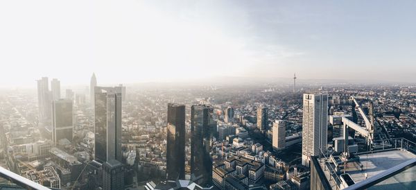 High angle view of cityscape