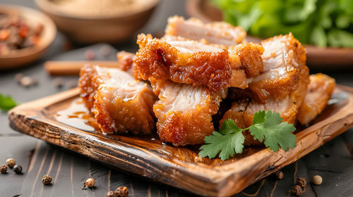 Close-up of food on table