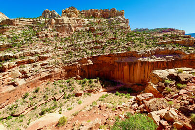 View of rock formation