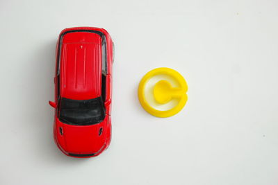 Car and letter c