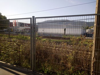 View of bridge in city