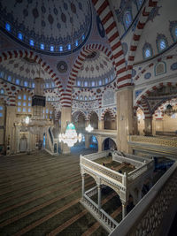 View of illuminated ceiling