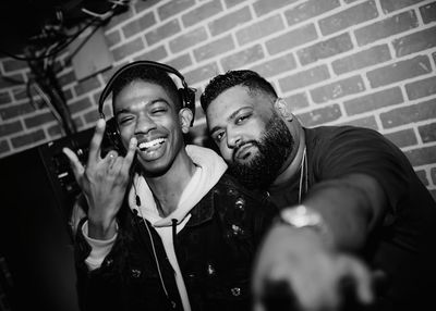 Portrait of a smiling young couple