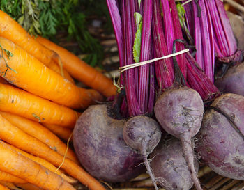 Full frame shot of market stall