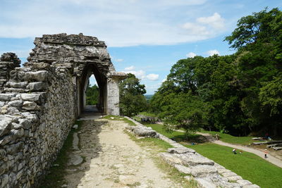 Old ruins against sky