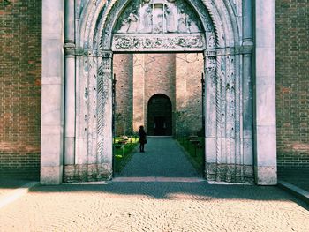 View of archway