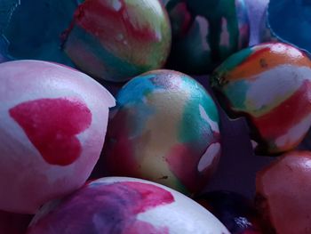 Full frame shot of multi colored fruits