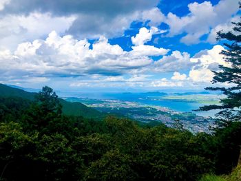 Scenic view of landscape against sky