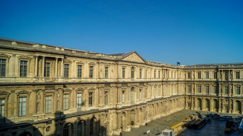 Building against blue sky