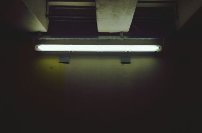 Close-up of illuminated lamp