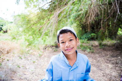 Portrait of smiling boy