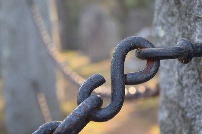 Detail shot of chain