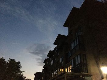 Low angle view of building against sky