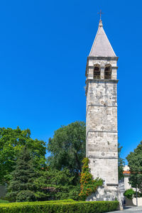The bell tower and the chapel of the holy arnir, split, croatia