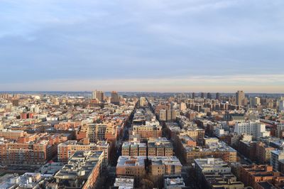 High angle view of cityscape