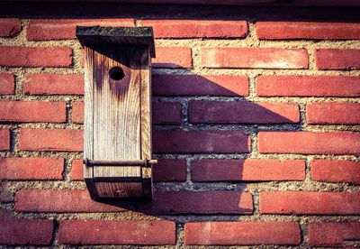 Close-up of brick wall