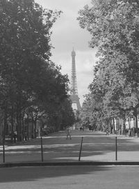 View of monument in city