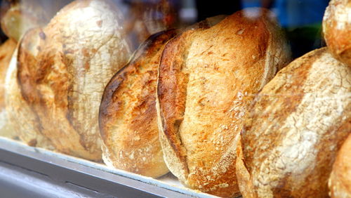 Close-up of bread for sale at store