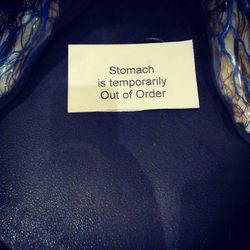 Close-up of text on wall