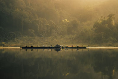 Scenic view of lake