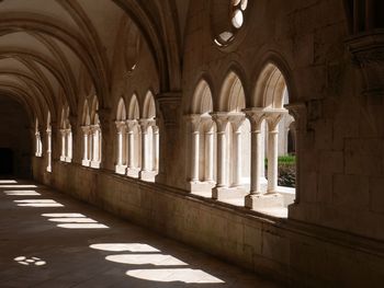 Corridor of historic building
