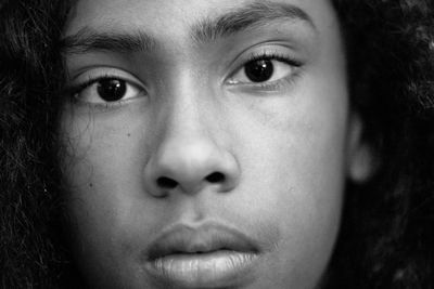 Close-up portrait of girl