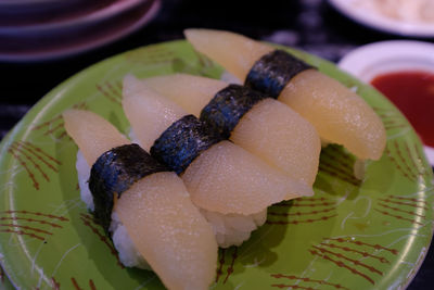 Close-up of food in plate