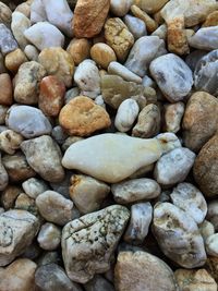 Full frame shot of pebbles