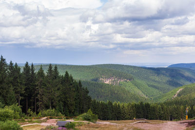 Scenic view of landscape against sky