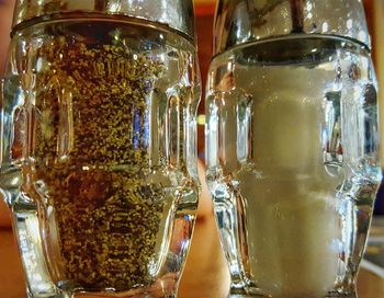 Close-up of drink in glass