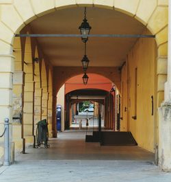 Corridor of building