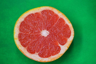 Directly above shot of orange slices