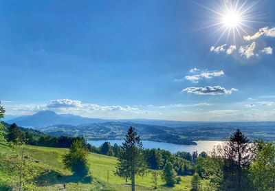 Scenic view of landscape against sky