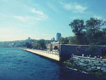 River with buildings in background